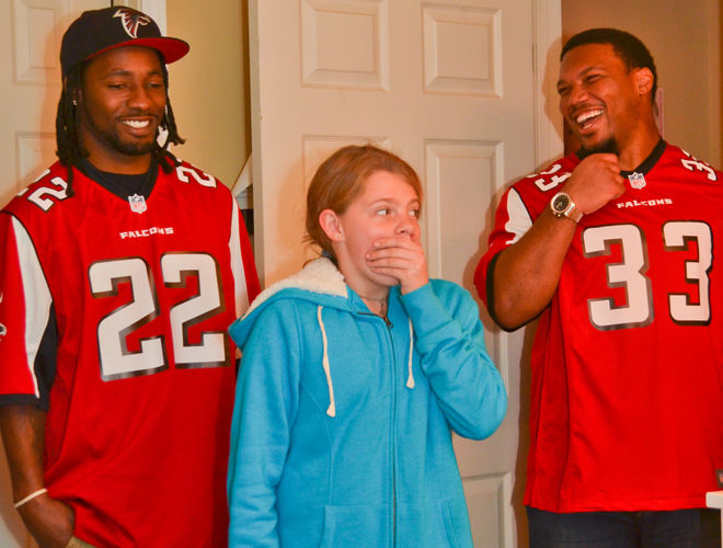 Asante Samuel, Tasia Gartner, Michael Turner